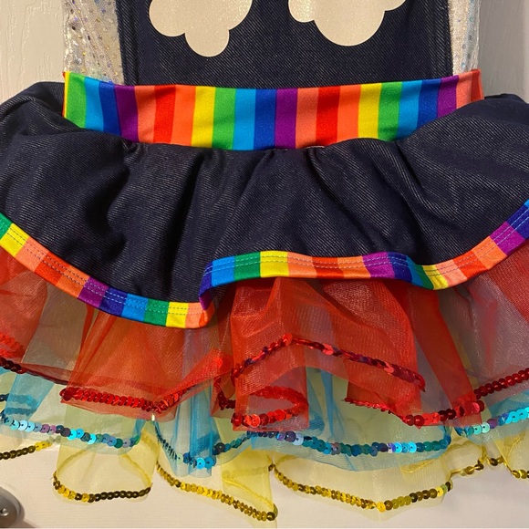 A Wish Come True Rainbow Rocks Dance Costume Size ISC - Picture 8 of 13